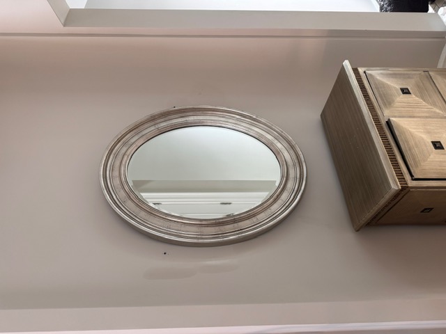 Mirror and vanity
