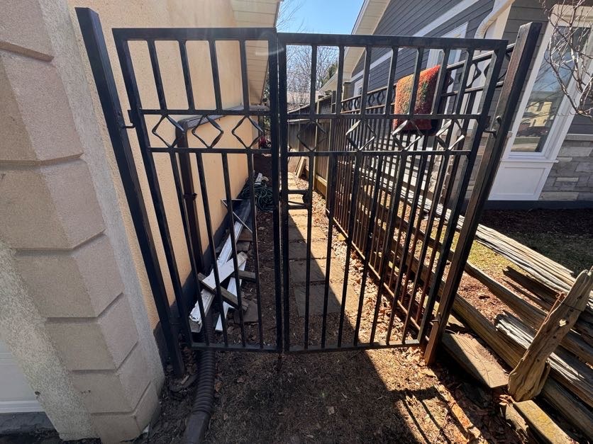 Iron gate repair
