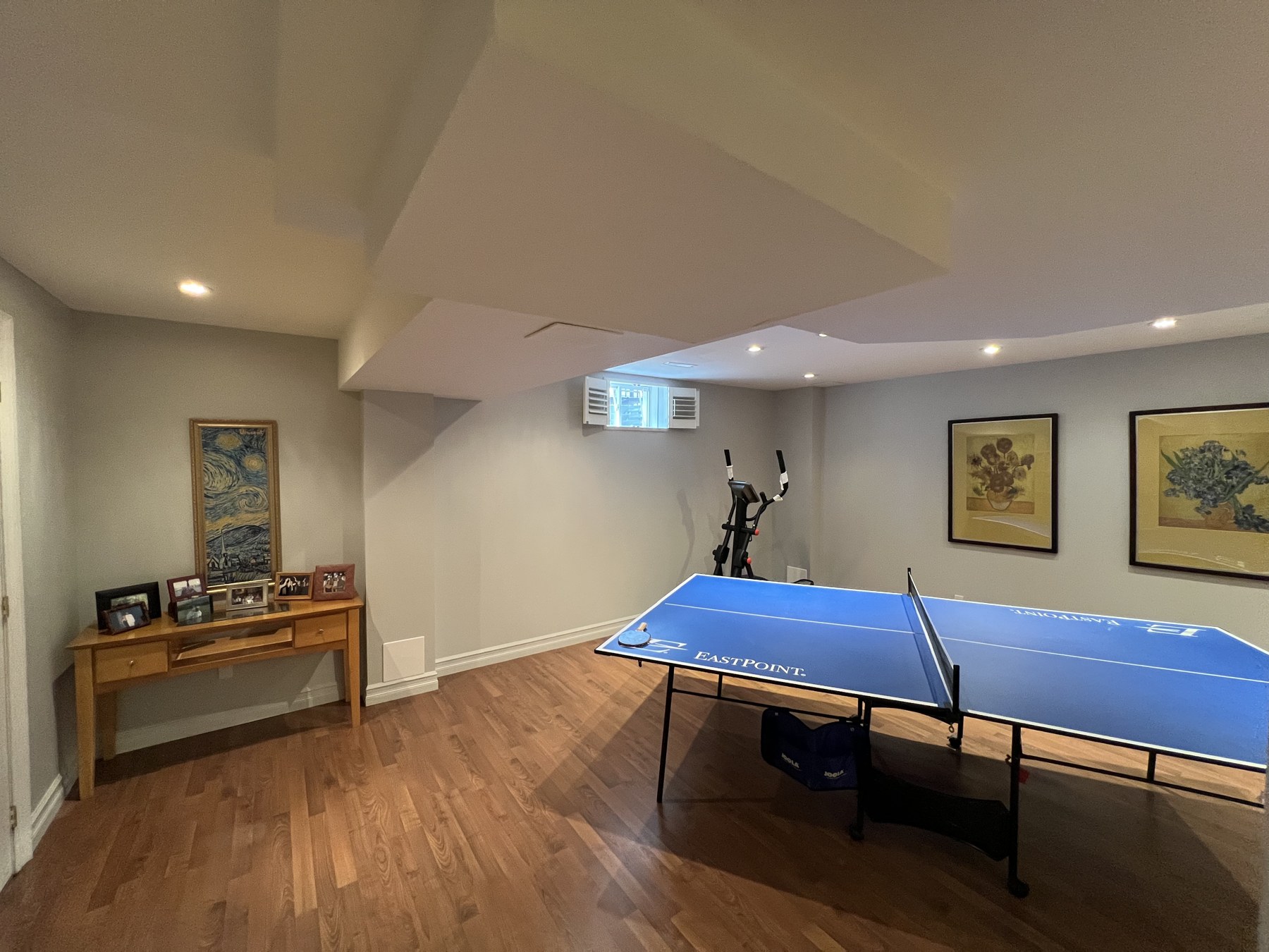 Rec room after