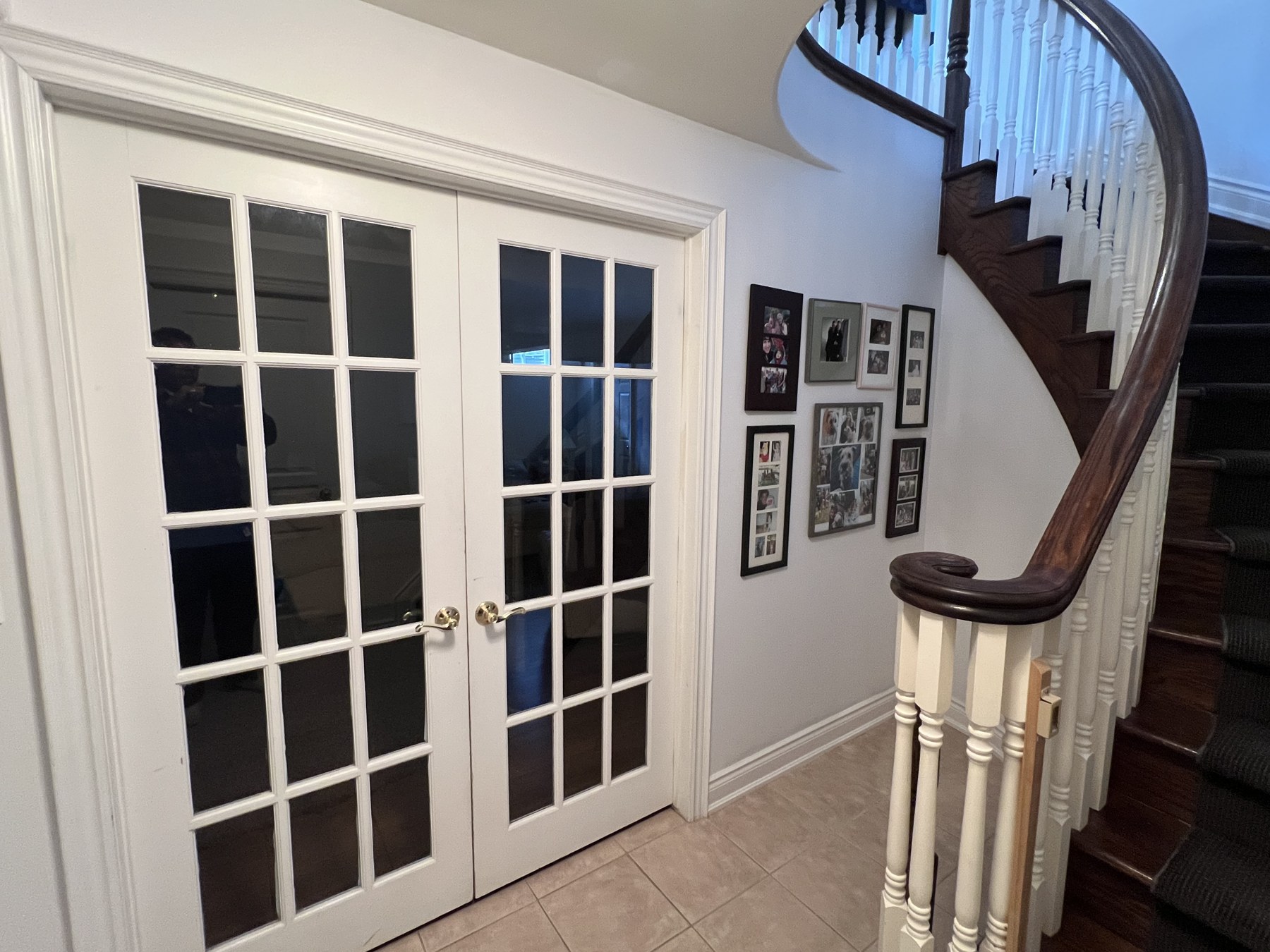 Staircase after paint